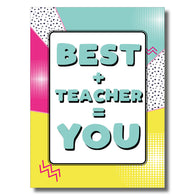 Best + Teacher Card